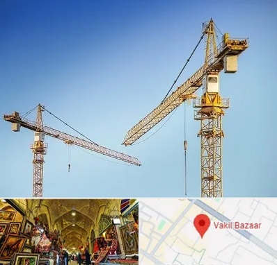 تاور کرین در بازار وکیل شیراز