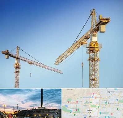 تاور کرین در منطقه 2 تهران 