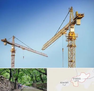 تاور کرین در شاندیز مشهد