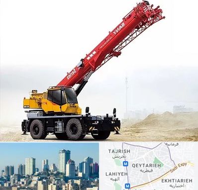 جرثقیل خاور در قیطریه 