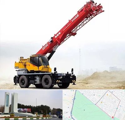 جرثقیل خاور در بلوار فلسیطین مشهد