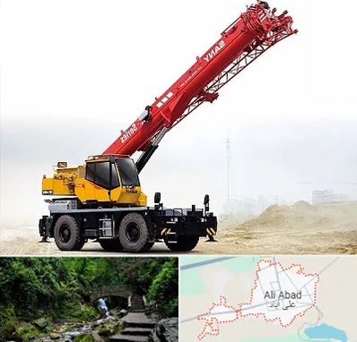 جرثقیل خاور در علی آباد کتول
