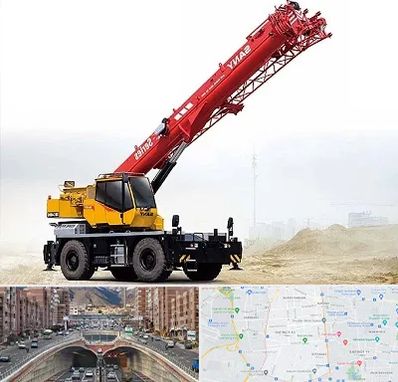 جرثقیل خاور در منطقه 10 تهران 