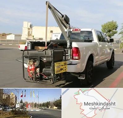 جرثقیل نیسان در مشکین دشت