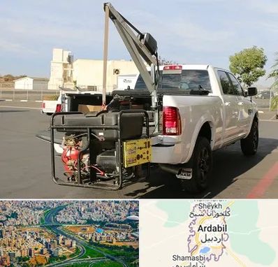 جرثقیل نیسان در اردبیل