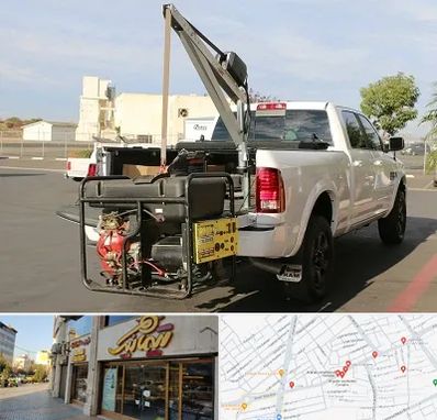 جرثقیل نیسان در عطاران قم