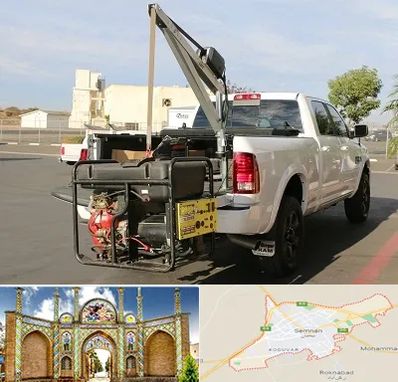 جرثقیل نیسان در سمنان