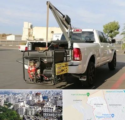 جرثقیل نیسان در ولنجک 