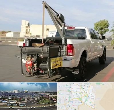 جرثقیل نیسان در منطقه 15 تهران 