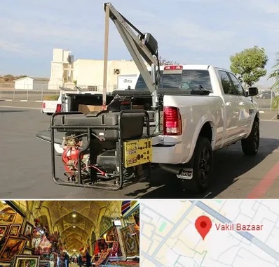 جرثقیل نیسان در بازار وکیل شیراز