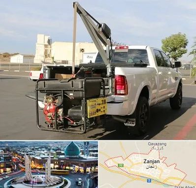 جرثقیل نیسان در زنجان