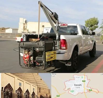 جرثقیل نیسان در ساوه