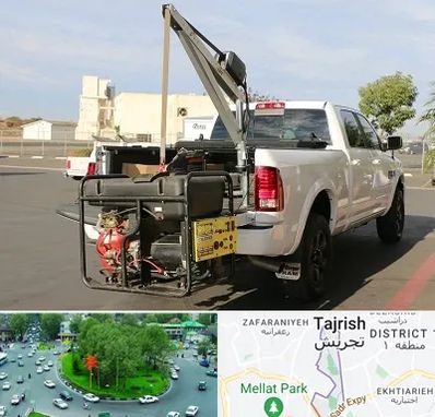 جرثقیل نیسان در تجریش 