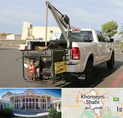 جرثقیل نیسان در خمینی شهر