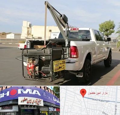 جرثقیل نیسان در امین حضور