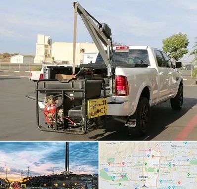 جرثقیل نیسان در منطقه 2 تهران 