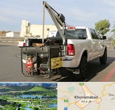 جرثقیل نیسان در خرم آباد