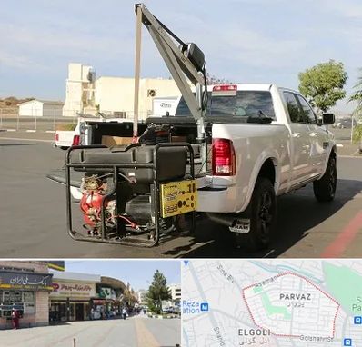 جرثقیل نیسان در پرواز تبریز