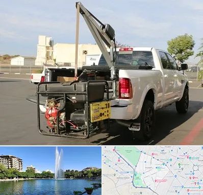 جرثقیل نیسان در کوهسنگی مشهد