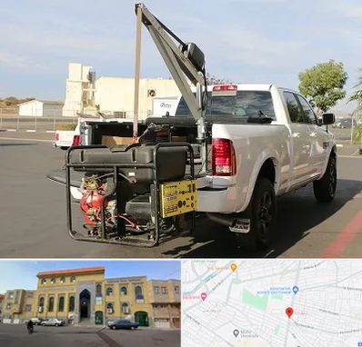 جرثقیل نیسان در زنبیل آباد قم