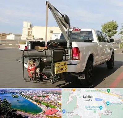 جرثقیل نیسان در لاهیجان