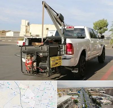 جرثقیل نیسان در حصارک کرج