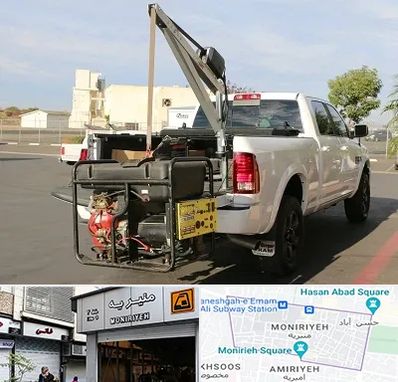 جرثقیل نیسان در منیریه 