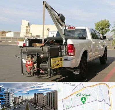 جرثقیل نیسان در سعادت آباد 