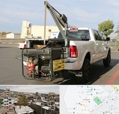 جرثقیل نیسان در شمیران نو