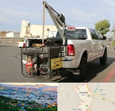 جرثقیل نیسان در سنندج