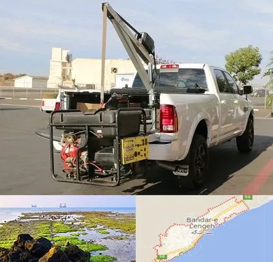 جرثقیل نیسان در بندرلنگه