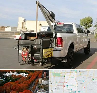 جرثقیل نیسان در منطقه 6 تهران 