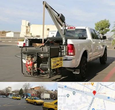 جرثقیل نیسان در شهناز تبریز