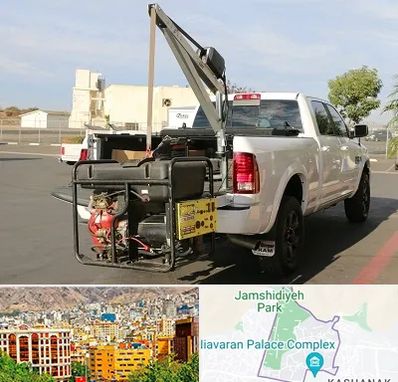 جرثقیل نیسان در نیاوران 