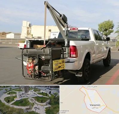 جرثقیل نیسان در ورامین