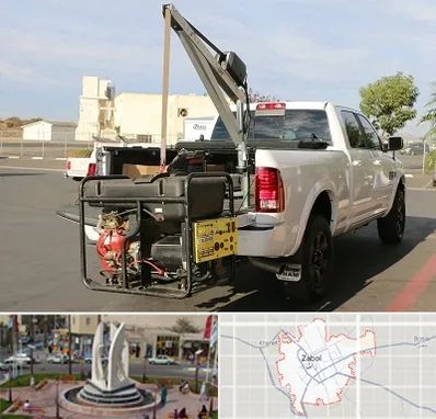 جرثقیل نیسان در زابل