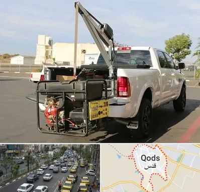 جرثقیل نیسان در شهر قدس