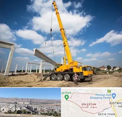 اجاره جرثقیل در شهرک گلستان شیراز