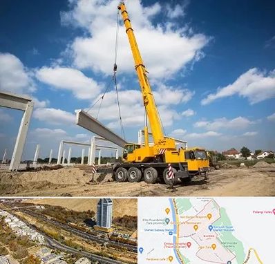 اجاره جرثقیل در خیابان نیایش شیراز