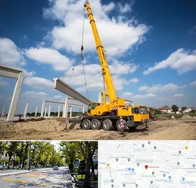 اجاره جرثقیل در میرداماد 