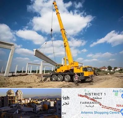 اجاره جرثقیل در فرمانیه 