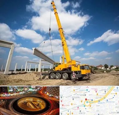 اجاره جرثقیل در میدان ولیعصر 