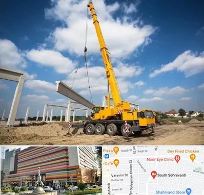 اجاره جرثقیل در سهروردی 