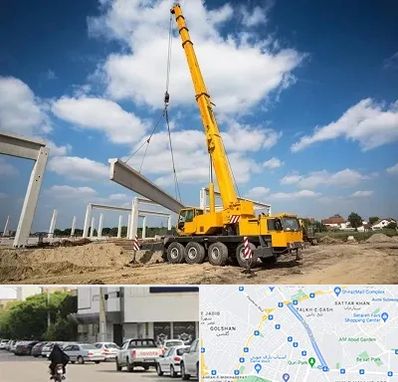 اجاره جرثقیل در قدوسی شرقی شیراز