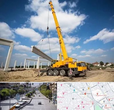 اجاره جرثقیل در خیابان زند شیراز