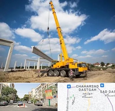 اجاره جرثقیل در چهارصد دستگاه 