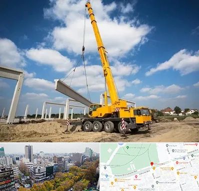 اجاره جرثقیل در بلوار کشاورز 