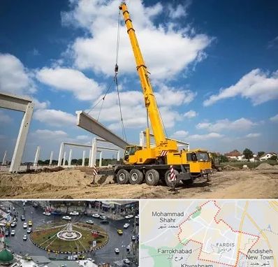 اجاره جرثقیل در فردیس کرج 