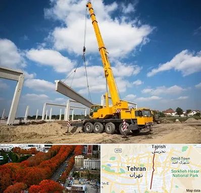 اجاره جرثقیل در ولیعصر 