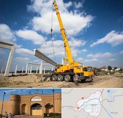 اجاره جرثقیل در ایرانشهر